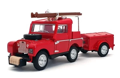 Matchbox 1/43 Scale Diecast YFE02 - 1948 Land Rover Auxiliary - Red - Image 1 of 4