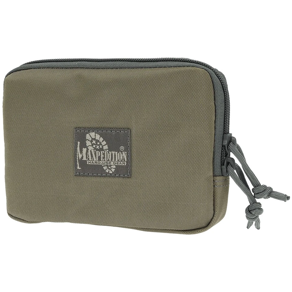 Maxpedition Gancho y Lazo 5"x7" Cremallera Bolsillo Militar Bolsa de Campo Follaje Caqui Foto 1 de 1
