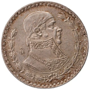 México - 1 Peso - 1958 - KM#459 - Plata .100 - Imagen 1 de 3