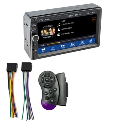 7in Carplay Car Radio Stereo Touch Screen Bluetooth Android Auto FM MP5 Player - Image 1 of 4
