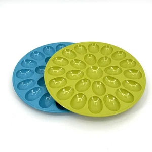 2 Dennis East Kunststoff Teufel Eierteller Teller hält vierundzwanzig Teufel Eier - Bild 1 von 8