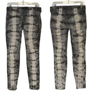 Lucky Brand Charlie Super Skinny Jeans 2/26 Gray Tie Dye Stretch Denim - Picture 1 of 6