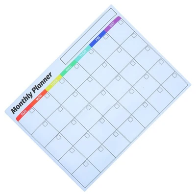  Dry Erase Whiteboard Stickers Adhesive Chalkboard Calendar for Wall - Image 1 of 4
