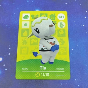 Tia 121 Animal Crossing Amiibo Card Series 2 Lightly Played Authentic #1 - Picture 1 of 2