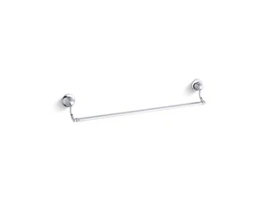 Portasciugamani Kohler K-R11411-P-CP Bancroft 24" cromato lucido bianco elegante nuovo - Foto 1 di 5