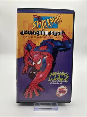 SPIDER-MAN THE VENOM SAGA VHS ANIMATED VIDEO 1996 MARVEL CLAMSHELL CASE - Image 1 of 4