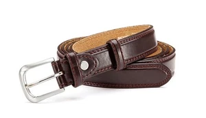 NEU Überlänge Übergröße Herren Gürtel in braun Breite 3,0 cm Länge 150 cm - Bild 1 von 4