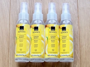 Avon Senses Lemon Burst Body Nebel 100ml x 4 Zitrone & Basilikum Duft Neu (D) - Bild 1 von 1