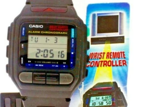 NUEVO Reloj de Pulsera Casio Raro Control Remoto CMD30B-1T Banda de Resina 1173MOD de Colección - Imagen 1 de 9