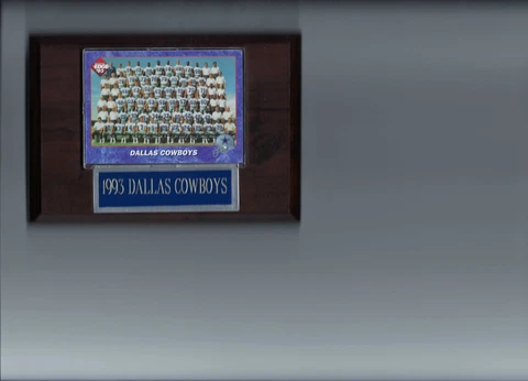 1993 DALLAS COWBOYS PLAQUE FOOTBALL NFL   C2 Cover