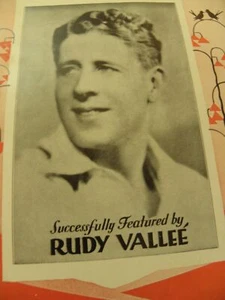 Rudy Valleé 1930 Sheet Music Confessin' That I Love You Photo Cvr Ukulele Vallee - Picture 1 of 8