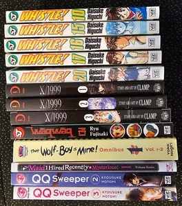 Manga Lot, Whistle! X/1999 Wolf Boy Waq QQ Sweeper Maid I Hired, Good condition - Bild 1 von 5