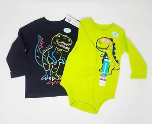 Conjunto de body y top de manga larga DINOSAUR Garannimals bebé niño 12 meses - Imagen 1 de 3
