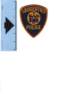 SAUGERTIES NEW YORK POLICE PATCH - Picture 1 of 1