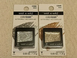 2 Wet n Wild Coloricon Intensely SPIKED Glitter Eye Body Shadow Body C356C C354C - Picture 1 of 1
