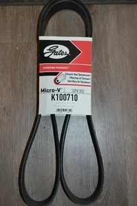 New Gates Serpentine Micro-V Belt K100710 / 10PK1802 Free Ship - Bild 1 von 2