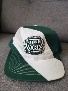 1918-1998 John Deere Waterloo Works 80th Anniversary Snap Back Cap/Hat Grn/White - Picture 1 of 4