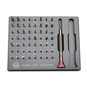 Watch Repair Tool Kits Assortment 56 Tips Stainless Steel Watch Screwdriver Set - Picture 1 of 18