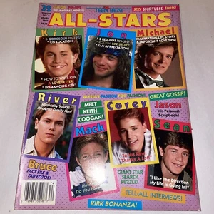 1987 WINTER TEEN BEAT ALL-STARS MAGAZINE - COREY HAIM MICHAEL RIVER KIRK - MINT - Picture 1 of 3