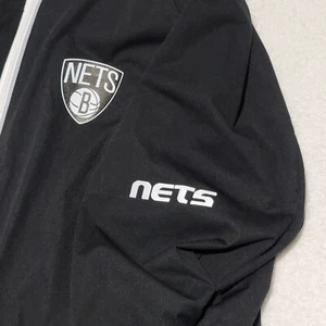 Brooklyn Nets Black Zip Jacket Women’s XL NWT NBA GIII Sports By Carl Banks - Picture 1 of 6