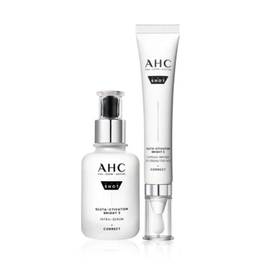 AHC Pro Shot GlutA-ctivation Bright Serum 40ml + Creme para os Olhos 30ml Duo K-Beauty - Imagem 1 de 4