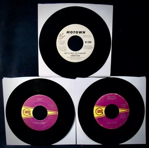 Edwin Starr ✦ 3 Soul+Funk 45's~WAR~TWENTY FIVE MILES~AIN'T IT HELL~GORDY-MOTOWN - Foto 1 di 2