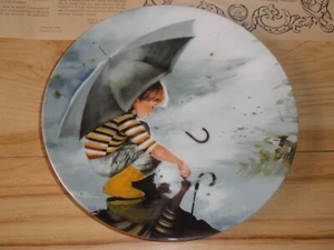 VINTAGE 1982 TOUCHING THE SKY SAMMELTELLER VON DONALD ZOLAN - NUMMERIERT - Bild 1 von 9