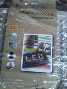 Yoocook Chocolate Tablet Graphic Mould New - Picture 1 of 2