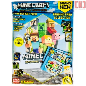 Panini Minecraft Adventure Trading Cards Starter Pack Album + Packs New - Picture 1 of 2
