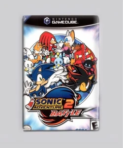 SONIC ADVENTURE 2 BATTLE GAMECUBE - IMÁN NEVERA 2"x3" (caja retro juego nintendo - Imagen 1 de 3