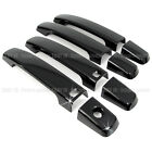 Glossy Piano black Side Smart Door Handle Covers Trims For 07-12 Nissan Altima