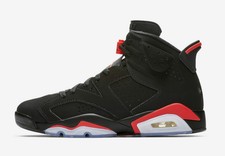 Nike Air Jordan Retro VI 6 Black Infrared Red OG 384664-060 Mens & Kids GS Size