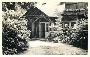 NORTH CAROLINA PISGAH INN VINTAGE CLINE REAL PHOTO POSTCARD VIEW - Picture 1 of 2