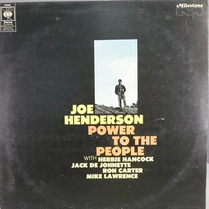 Joe Henderson Power To The People 1972 Milestone MSP-9024 Vintage Vinyl Record - Picture 1 of 5