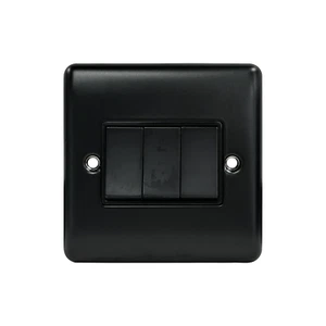 Caradok 3G 2Way 10A Switch Matt Black - Picture 1 of 1