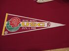 Beautiful 1988 Usc Trojans Rose Bowl Pennant, Vintage&Nice!!