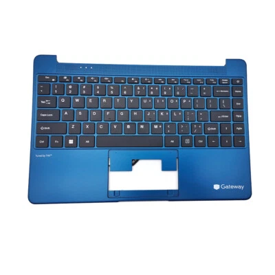 IPARTGO Blue Palmrest Keyboard For Gateway GWTN141-6BL GWTN141-10BL GWTN141-4BL 14in US