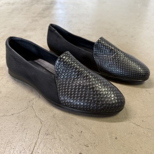 Scarpe basse Ecco donna touch ballerine scala 2.0 pelle nera EU 38 US 7 7.5