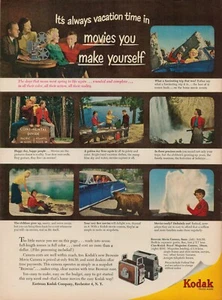 1951 Photography Film Photo Vintage Print Ad 50s Kodak Pictures Movie Vacation - Picture 1 of 9