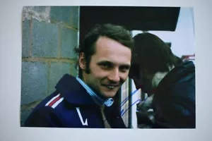 Niki Lauda signed 20x30cm Foto Autogramm / Autograph In Person F1 Driver RAR !! - Bild 1 von 2