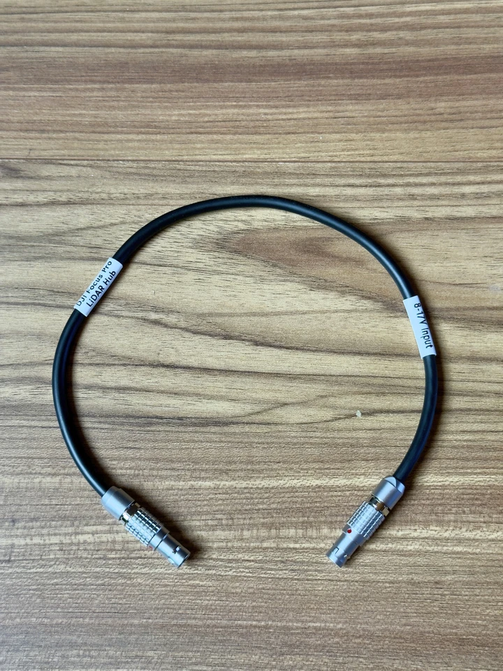 DJI Focus Pro Lidar Hub to 2-Pin Lemo Power Cable DJI Accessory Cable - Image 1 of 1