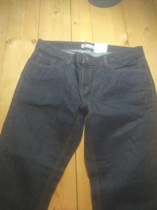 Pantalones de mezclilla Dickies para mujer talla 8 Petite relajados corte bota azul lavado oscuro - Imagen 1 de 6