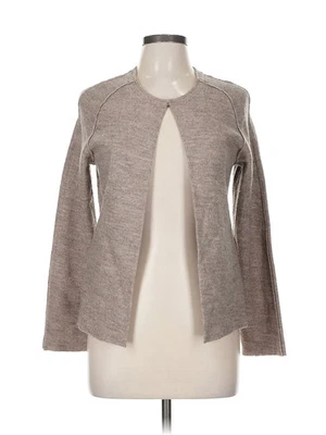 NANETTE Nanette Lepore Women Gray Wool Cardigan M - Image 1 of 4