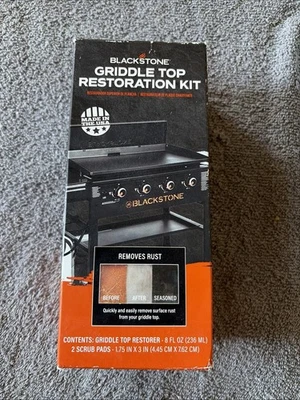 Blackstone 8 oz. Kit de restauração de topo de chapa com almofadas aplicadoras - Imagem 1 de 4