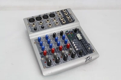 Peavey PV6 6-Channel Compact Mixer CG0075G. No Power Supply- Tested - Image 1 of 4