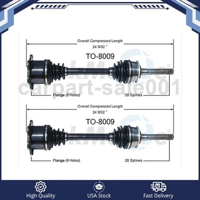 Eje CV delantero izquierdo derecho para Toyota T100 1993-1998 TrakMotive Foto 1 de 2