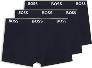BOSS Herren Power Boxer Trunks Shorts Baumwoll Cotton Stretch 3er Pack blue M - Bild 1 von 7