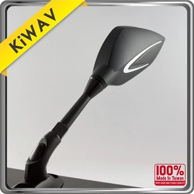 rétroviseur noirs thunder flash 10mm  pour Honda Rebel CMX250 Shadow Spirit - Photo 1/4