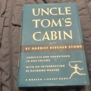 Uncle Tom's Cabin by Harriet Beecher Stowe 1938 Modern Library #261 HC/DJ - Picture 1 of 10