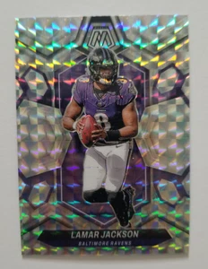 2024 Mosaic Football Silver Mosaic Prizm Lamar Jackson #15 Ravens - Picture 1 of 2